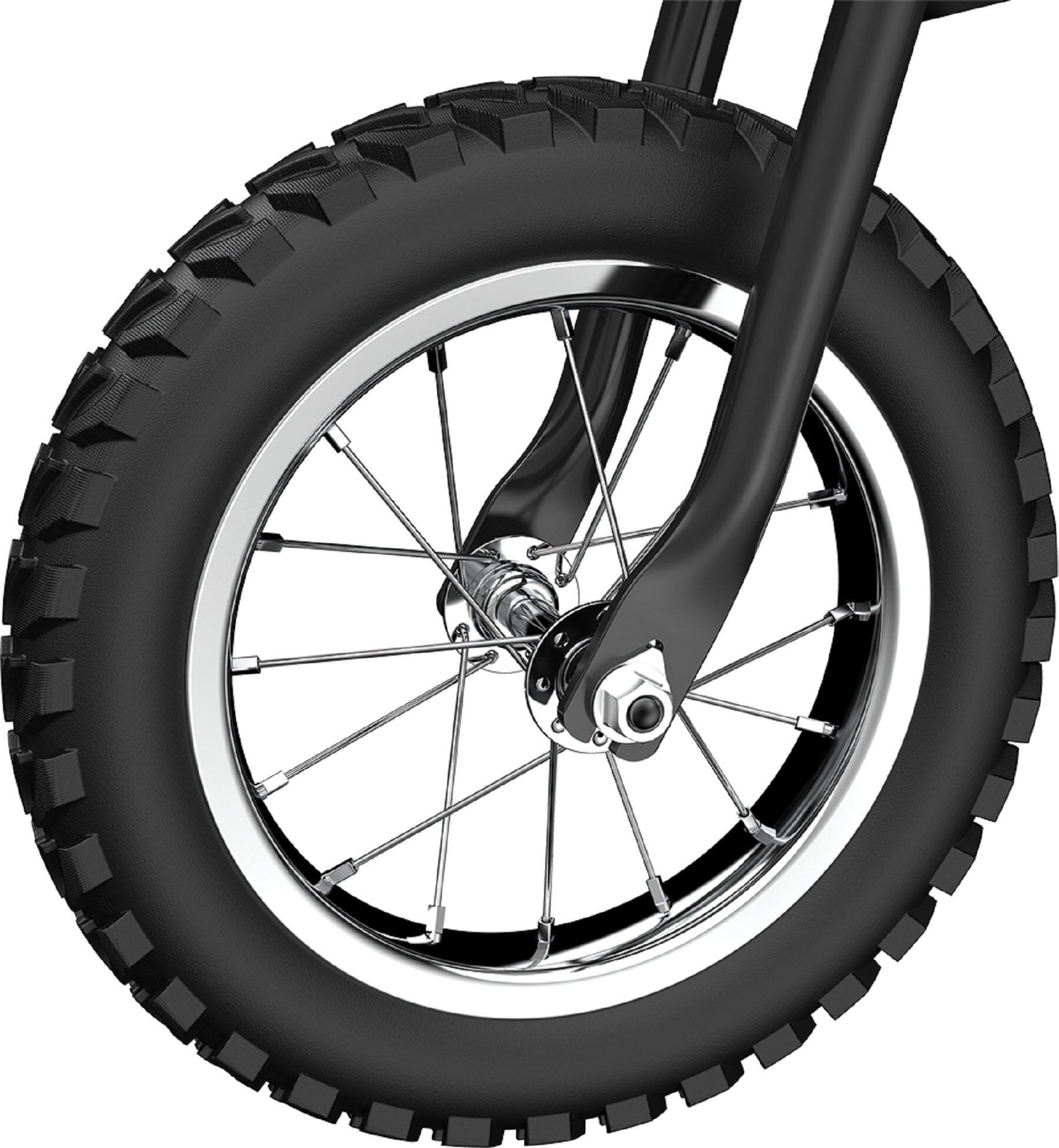Alt View 13. Razor - MX125 Dirt Rocket eBike w/ 5.3 Miles Max Operating Range and 8 mph Max Speed - Blue.
