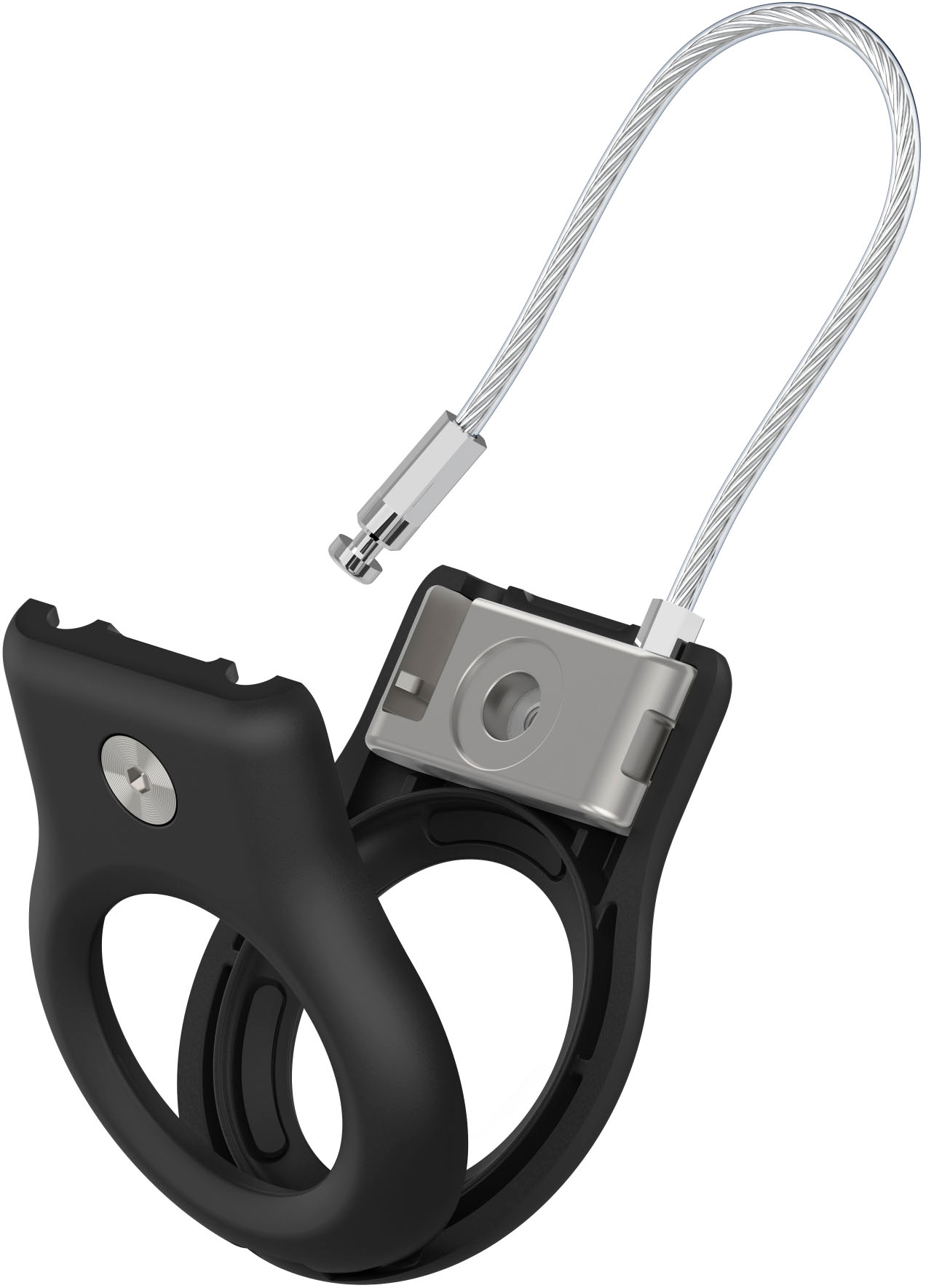 SPGUARD Compatible with Apple AirTag Secure Holder with Wire Cable