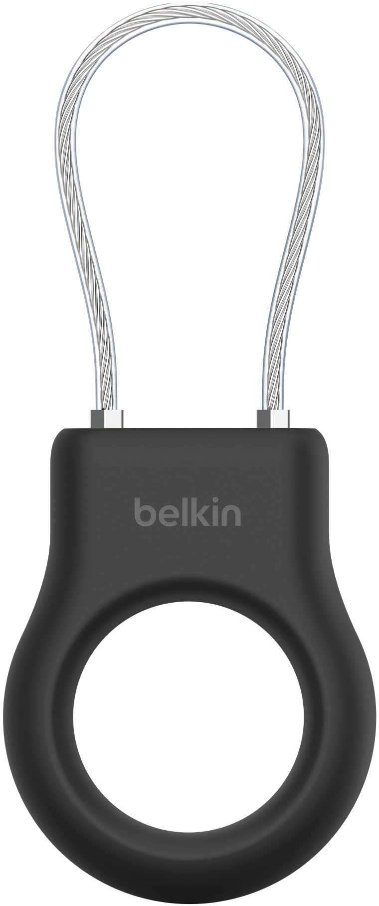 Belkin AirTag Case with Wire Cable, Secure Holder Protective Cover for Air  Tag, Scratch Resistance, AirTag Accessory - White & Apple AirTag Secure