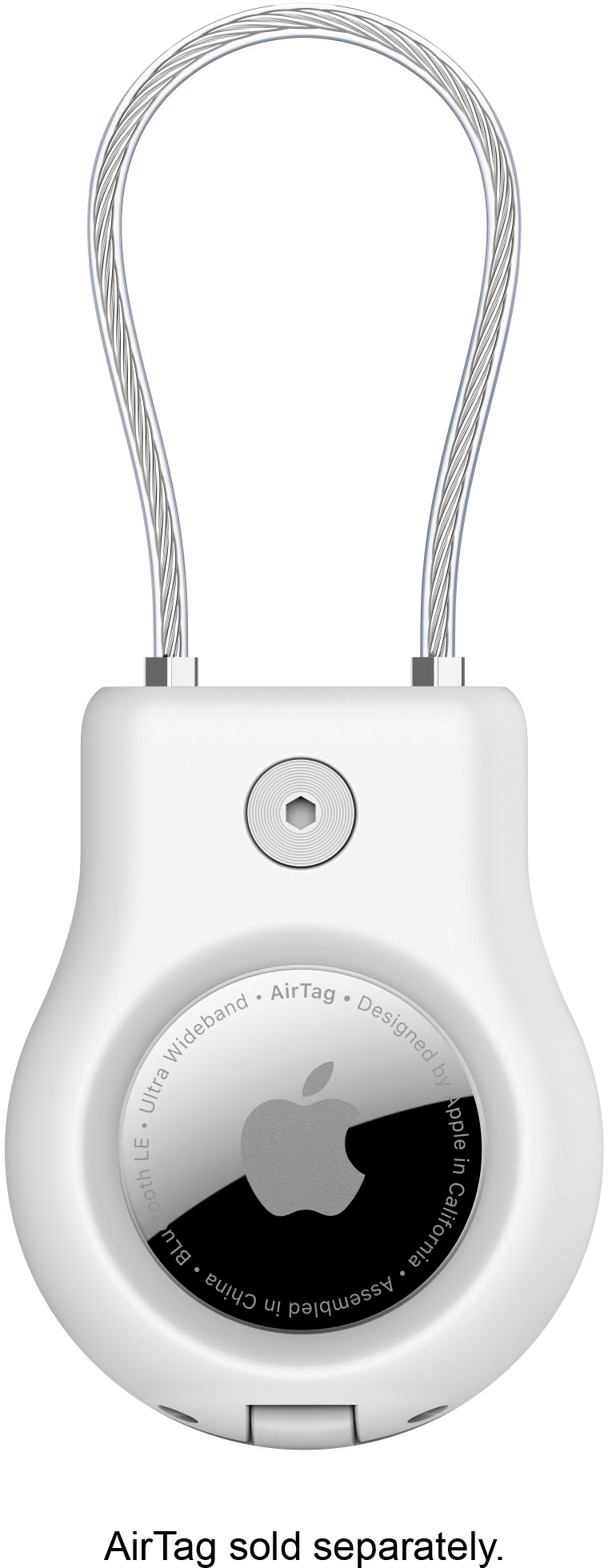 Belkin Keychain Protective Cover for AirTag - White, 1 ct - Fry's