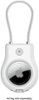 Belkin - Secure Holder with Cable, Lock & Protect, Durable Scratch Resistant Case, Keychain for Apple AirTag - White