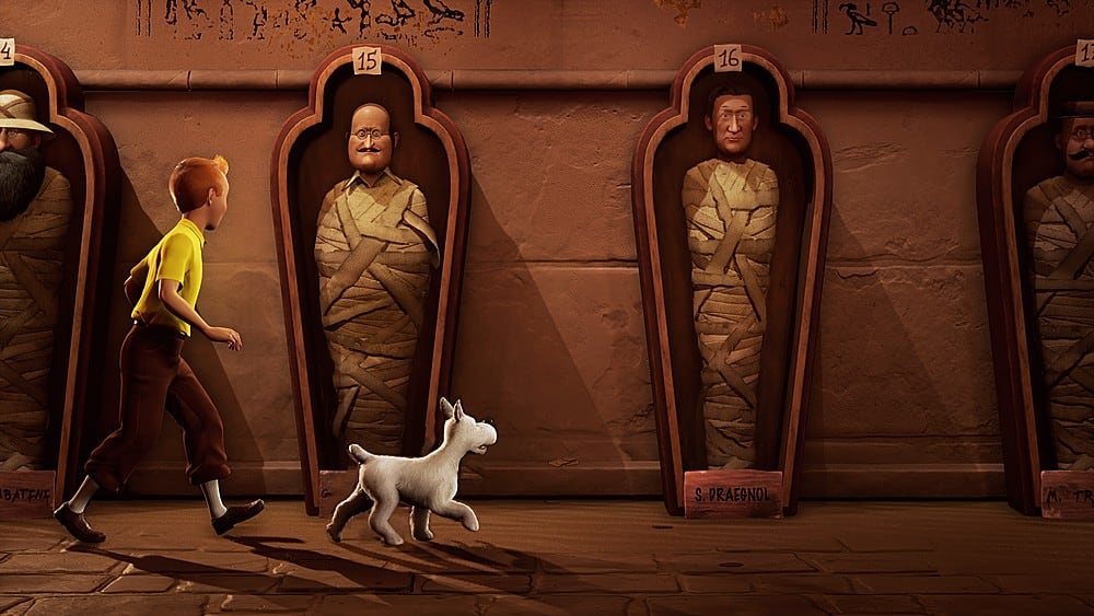 Left. Microids - Tintin Reporter: Cigars of the Pharaoh.