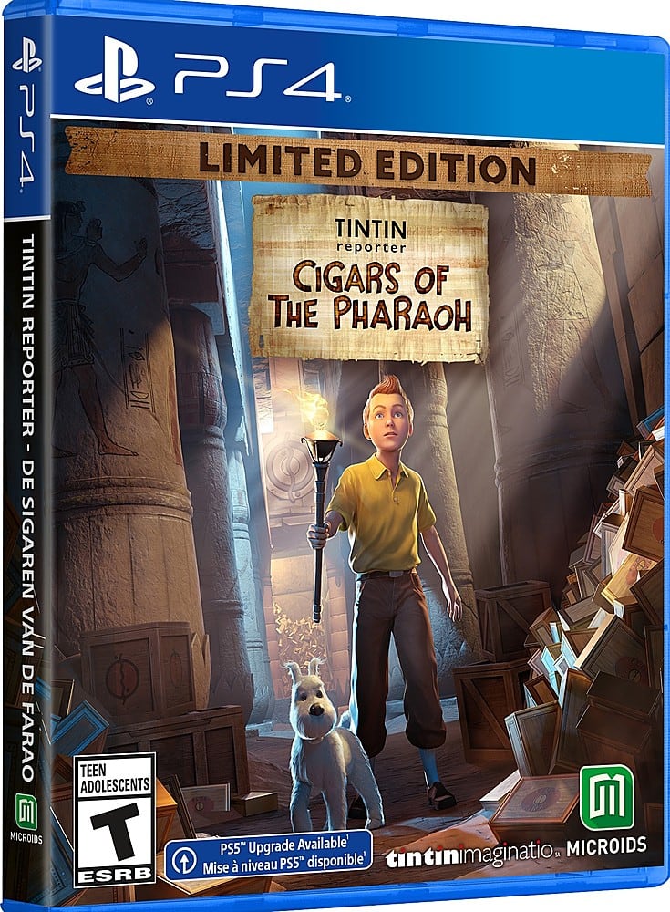 Front. Microids - Tintin Reporter: Cigars of the Pharaoh.