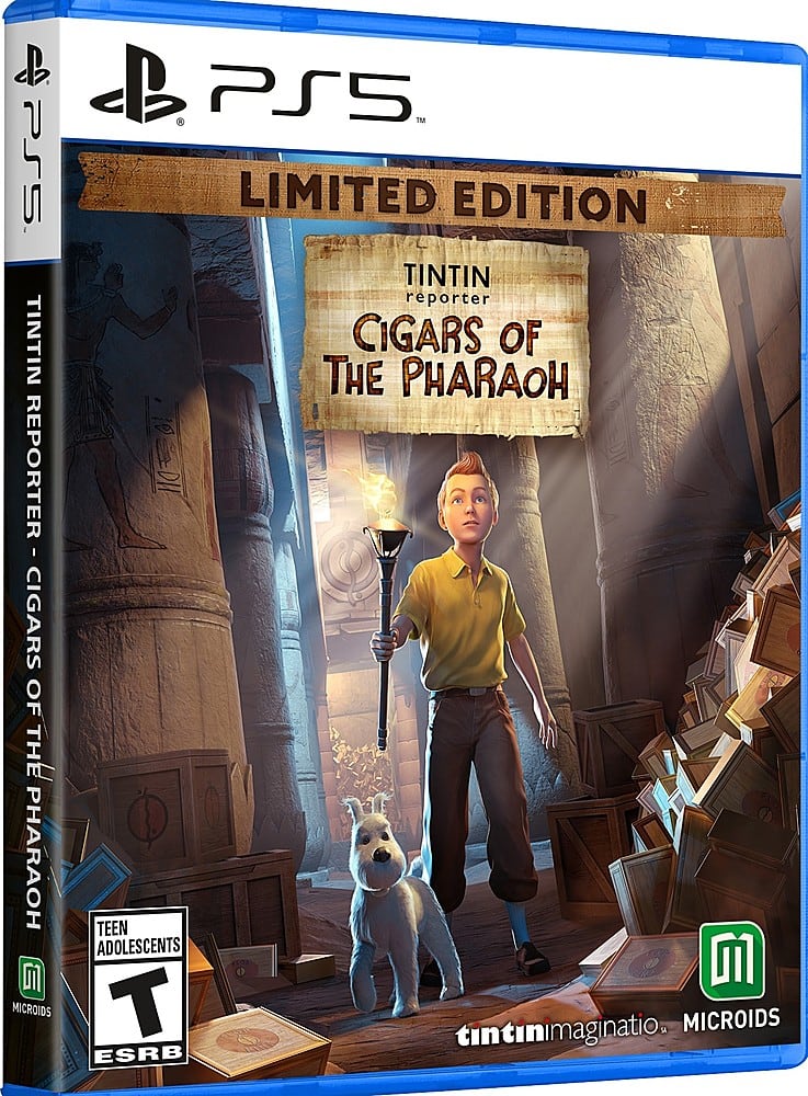 Front. Microids - Tintin Reporter: Cigars of the Pharaoh.