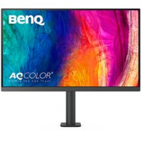 BenQ - AQCOLOR PD2705UA Designer 27" IPS LED 4K UHD Monitor with HDR10 and Ergo Stand (HDMI/DP/USB-C 65W/USB Type B) - Gray - Front_Zoom