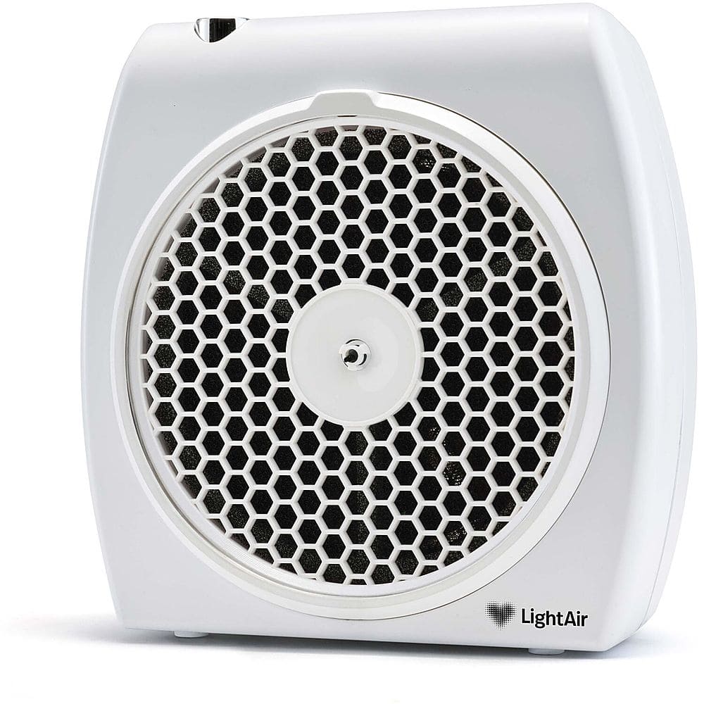 Front. LightAir - Cellflow Mini 215 Sq. Ft. Air Purifier - White.