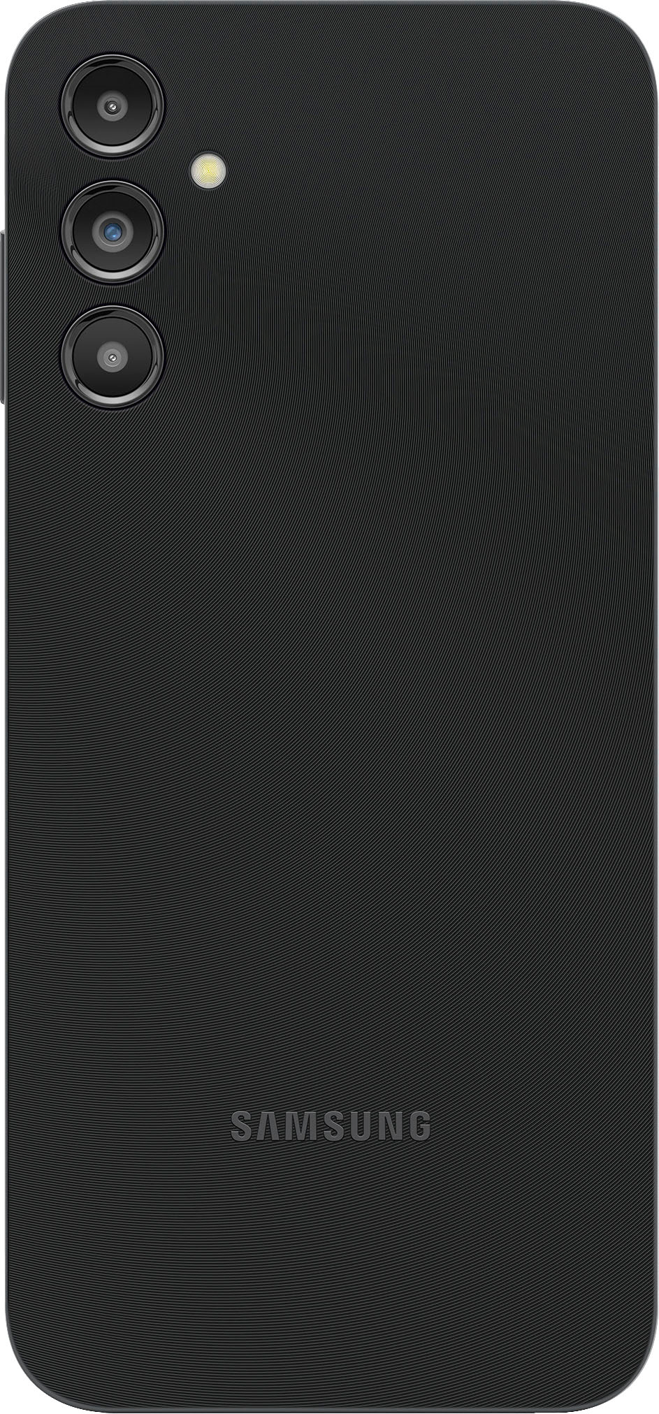 Back View: Boost Mobile Samsung Galaxy A14 5G - Black
