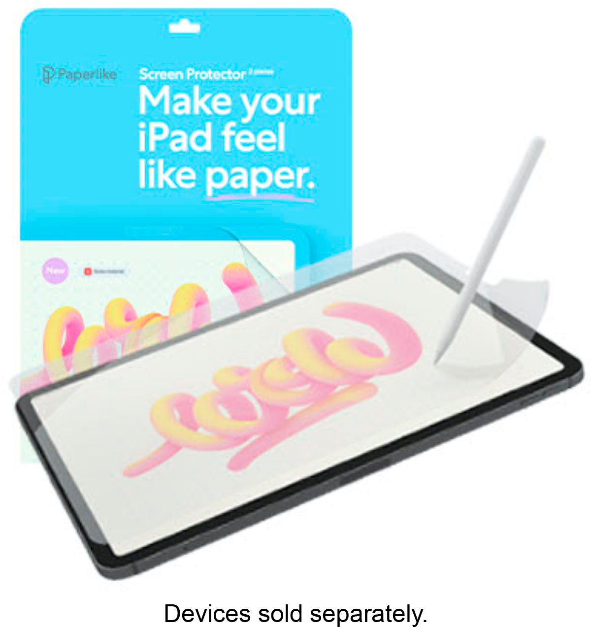 Paperlike Screen Protector for iPad 10.9 10th Gen W Grip