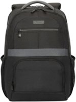 Targus 15–16” Exhibition Backpack - Black - Front_Zoom