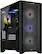 Front. CORSAIR - VENGEANCE i7400 Gaming Desktop - Intel Core i7-13700K - 32GB DDR5 5600 MHz Memory - NVIDIA GeForce RTX 4080 - 2TB SSD - Black.