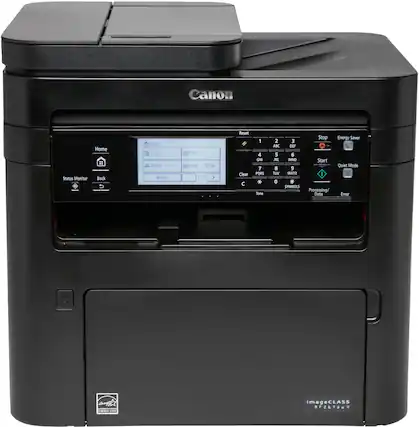 Front. Canon - imageCLASS MF267dw II Wireless Black-and-White All-In-One Laser Printer - Black.