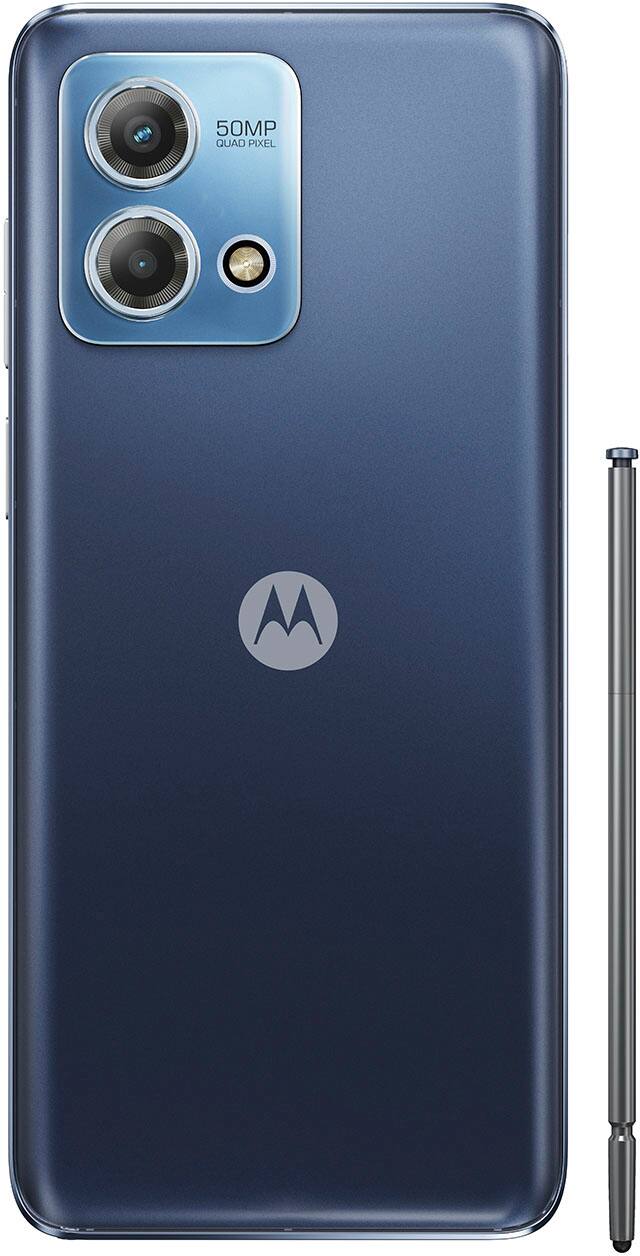 Left. Motorola - moto g stylus 2023 64GB (Unlocked) - Midnight Blue.