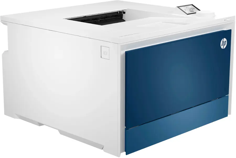 Alt View 13. HP - LaserJet Pro 4201dw Wireless Color Laser Printer - White/Blue.