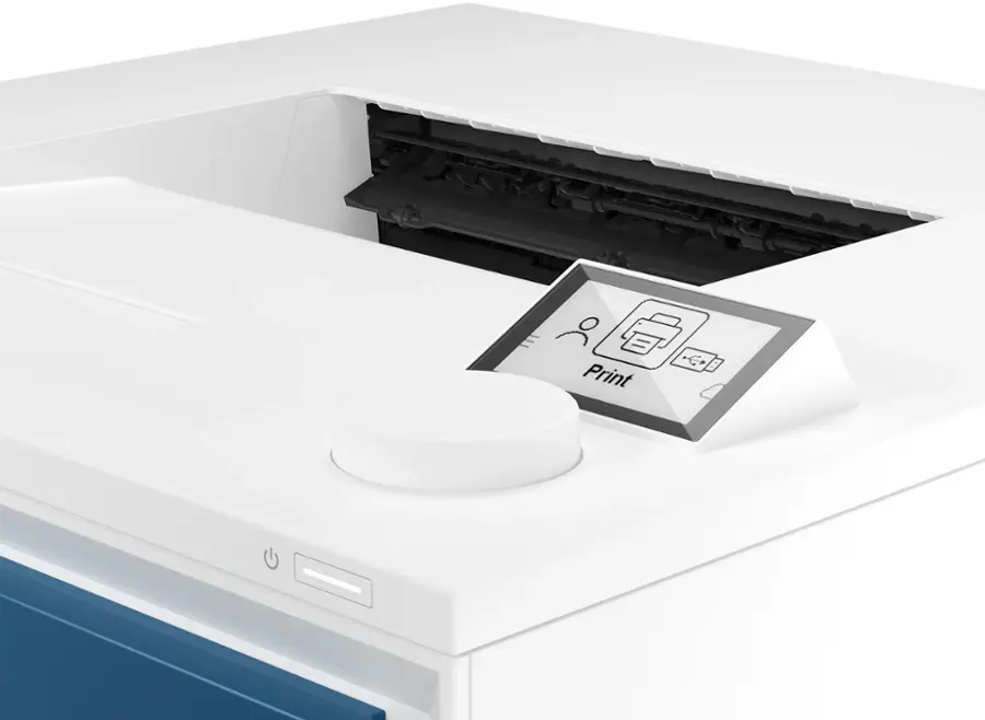 Alt View 15. HP - LaserJet Pro 4201dn Color Laser Printer - White/Blue.