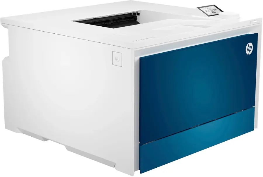 Alt View 13. HP - LaserJet Pro 4201dn Color Laser Printer - White/Blue.