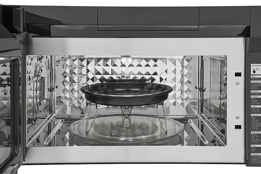 Alt View 13. Frigidaire - Gallery 1.9 Cu. Ft. Over-the Range Microwave with Air Fry - Smudge Proof Stainless Steel.