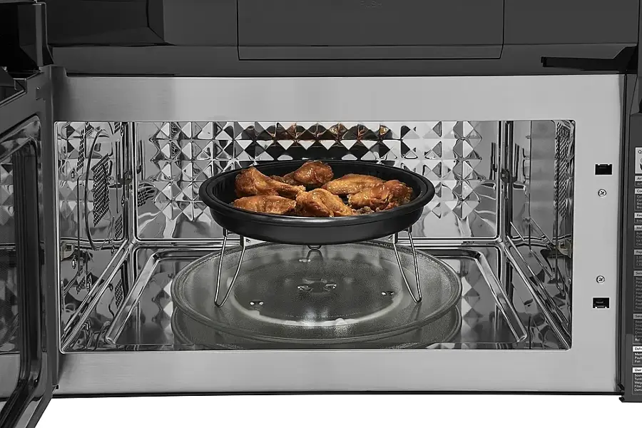 Alt View 14. Frigidaire - Gallery 1.9 Cu. Ft. Over-the Range Microwave with Air Fry - Smudge Proof Stainless Steel.