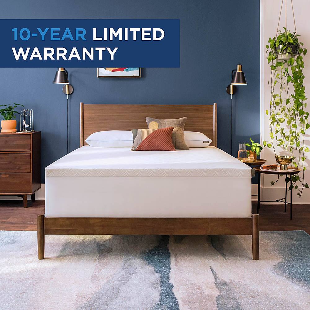 Alt View 15. Tempur-Pedic - TEMPUR-Cloud® 2" Memory Foam Mattress Topper, California King - White.