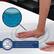 Angle. Tempur-Pedic - TEMPUR-Adapt® + Cooling 3" Memory Foam Mattress Topper, King - White.