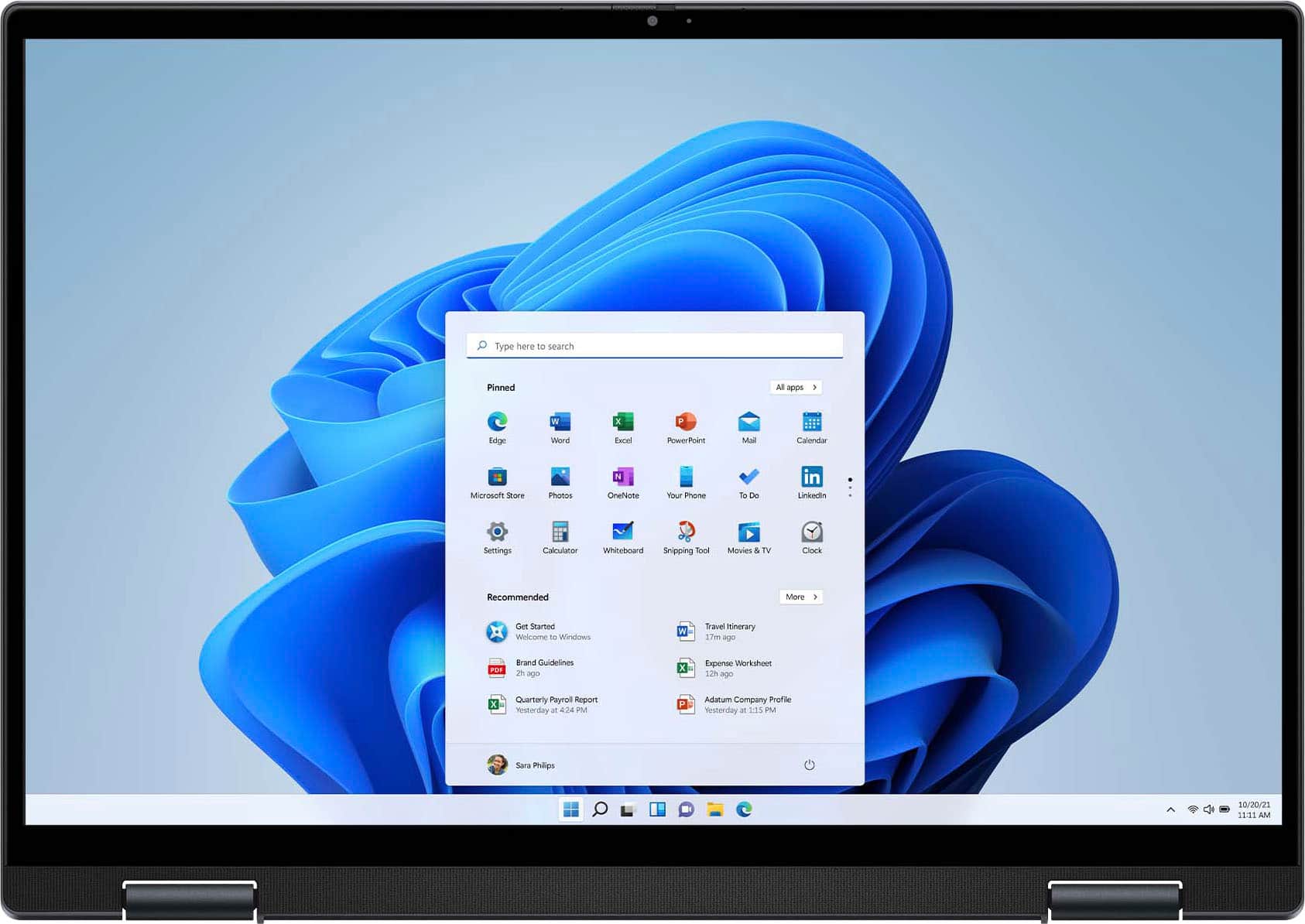 Alt View 12. Dell - Inspiron 16.0" 2-in-1 Touch Laptop - AMD Ryzen 7 7730U - 16GB Memory - 1TB SSD - Dark River Blue.