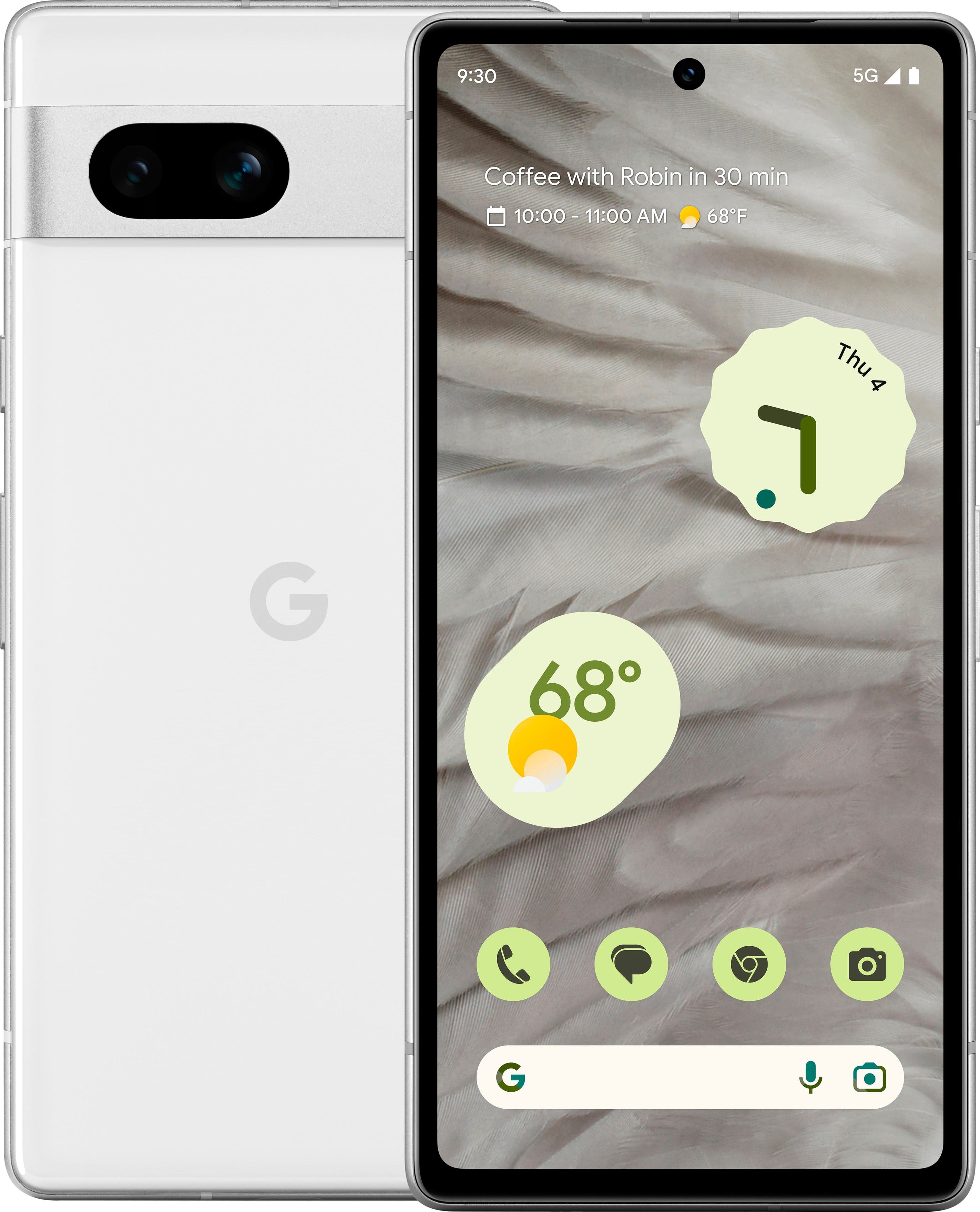 Google Pixel 7a スノー 128GB ほぼ新品 利用制限確認済auで一括購入