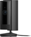 Front. Ring - Indoor Plug-In 1080p Security Camera (2nd - Generation) with Privacy cover - Black.