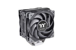 Thermaltake - TOUGHAIR 510 120MM CPU Cooling Fan with Dual Fans - Black - Front_Zoom