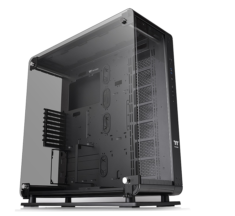 Tientallen Oordeel spion Thermaltake Core P8 E ATX Full Tower Case with Tempered Glass Black  CA-1Q2-00M1WN-00 - Best Buy
