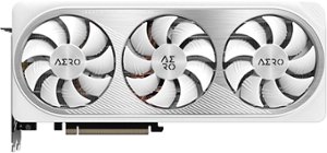 GIGABYTE - NVIDIA GeForce RTX 4070 AERO OC 12G GDDR6X PCI Express 4.0 Graphics Card - White - Front_Zoom