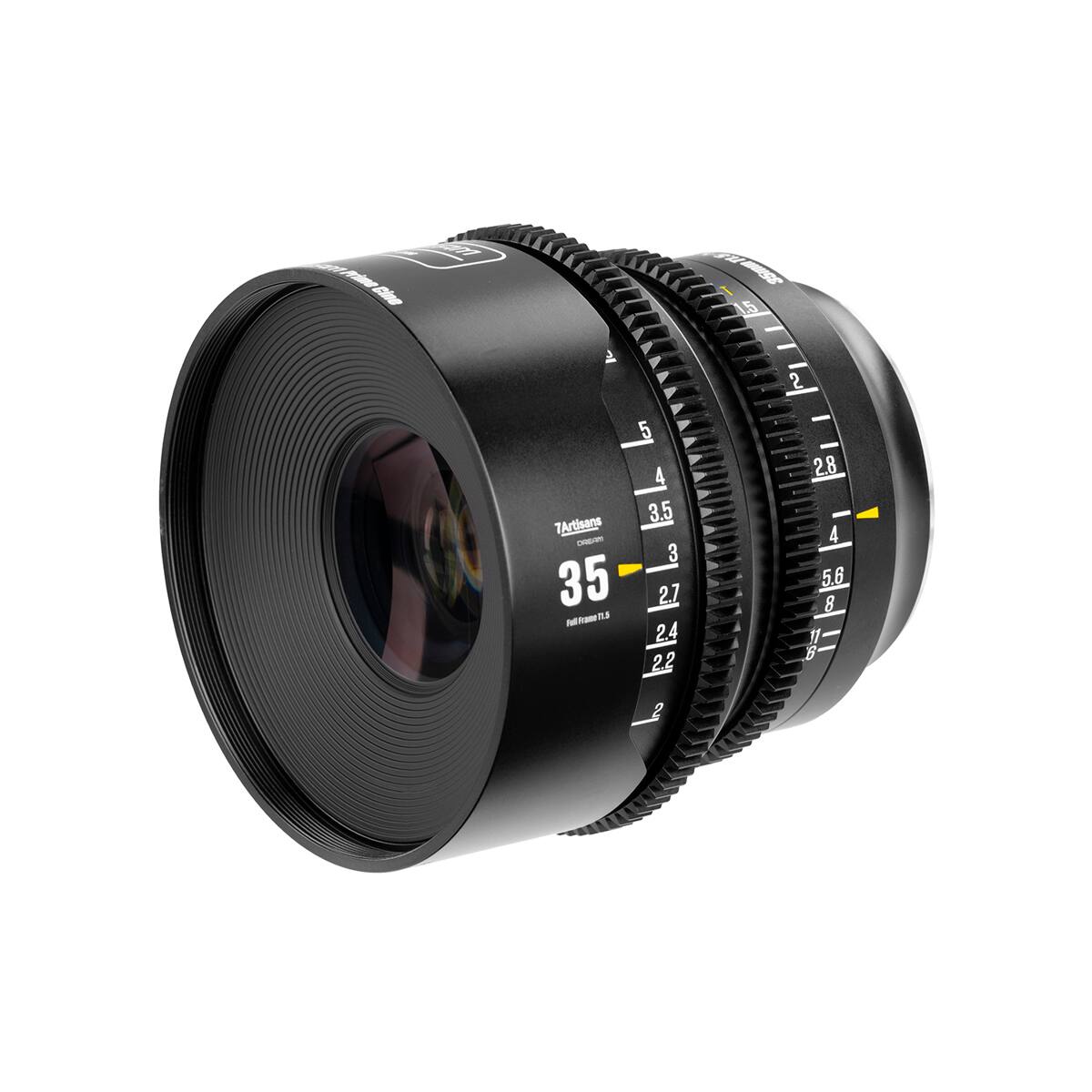 Prime Cine  
am  
77 35mm .5  
2  
5 4 3.5 7  
Artisans CREAM 3 35 2.7 Full Frame 11.5 2.4 2.2  
2