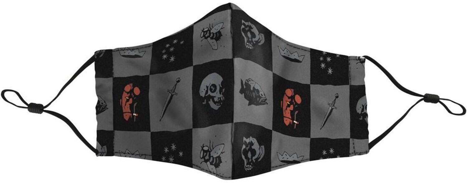 Front. Dark Horse Comics - Hellboy: Face Mask   - APPAREL - Multicolor.