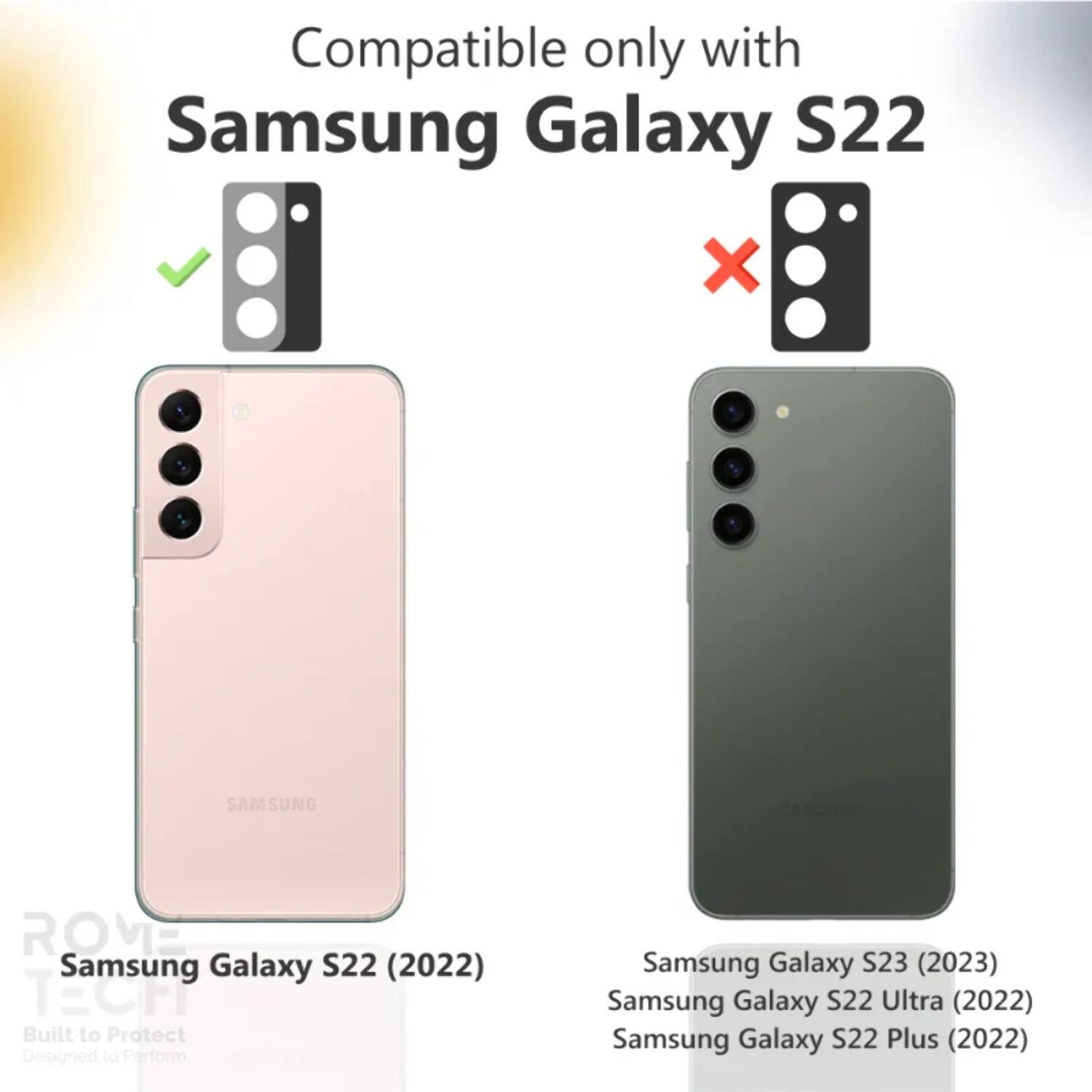 Compatible only with Samsung Galaxy S22

Samsung Galaxy S22 (2022)

Built to Protect Designed to Perform

Samsung Galaxy S23 (2023)

Samsung Galaxy S22 Ultra (2022)

Samsung Galaxy S22 Plus (2022)