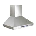Kucht - 36 inches - Externally Vented - Wall Range Hood - Stainless Steel