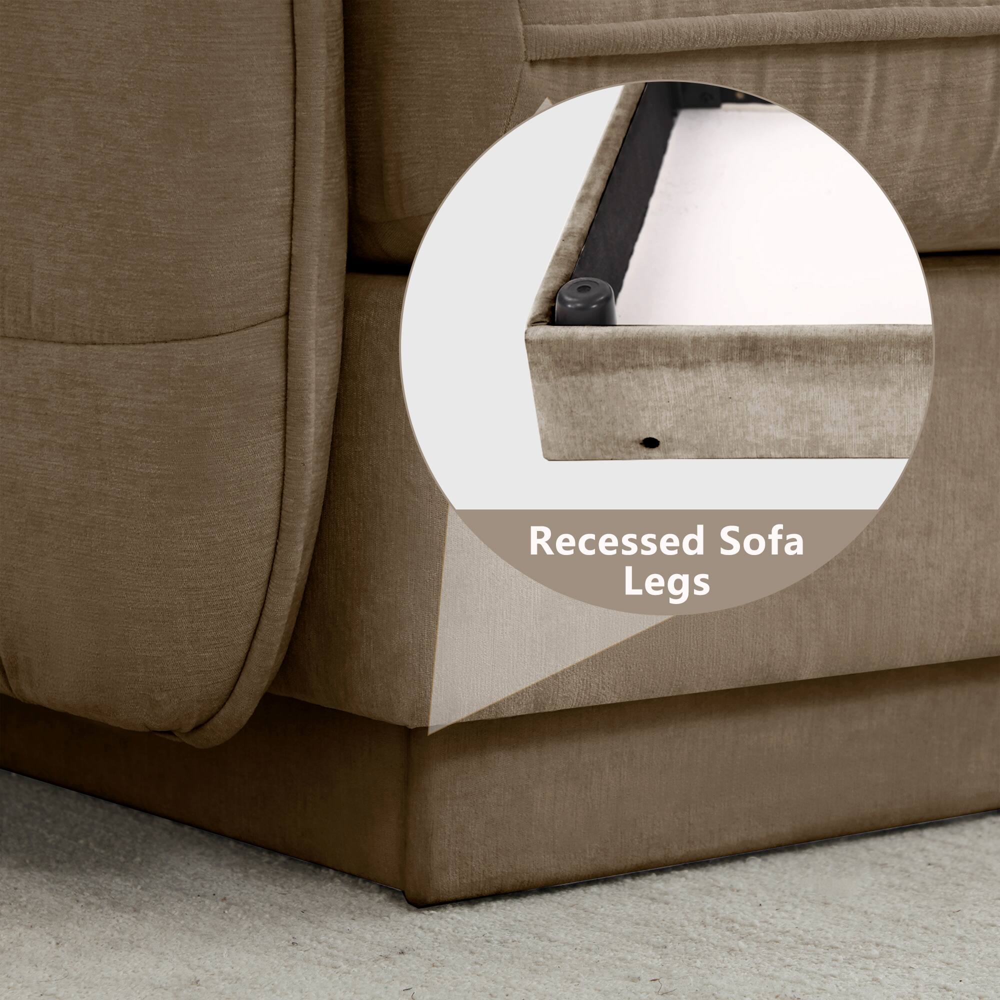 Recessed Sofa Legs