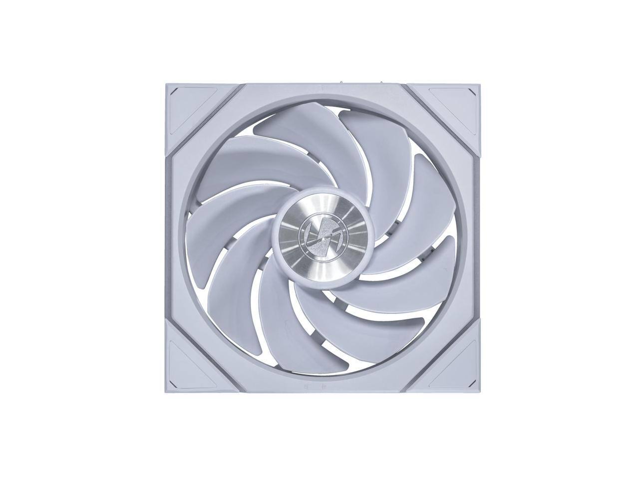 Alt View 1. Lian Li - Lian Li UNI Fan TL - 140mm Wireless ARGB, Dual-Zone, FDB, Reverse Blade (14RTL1W1W) - White.