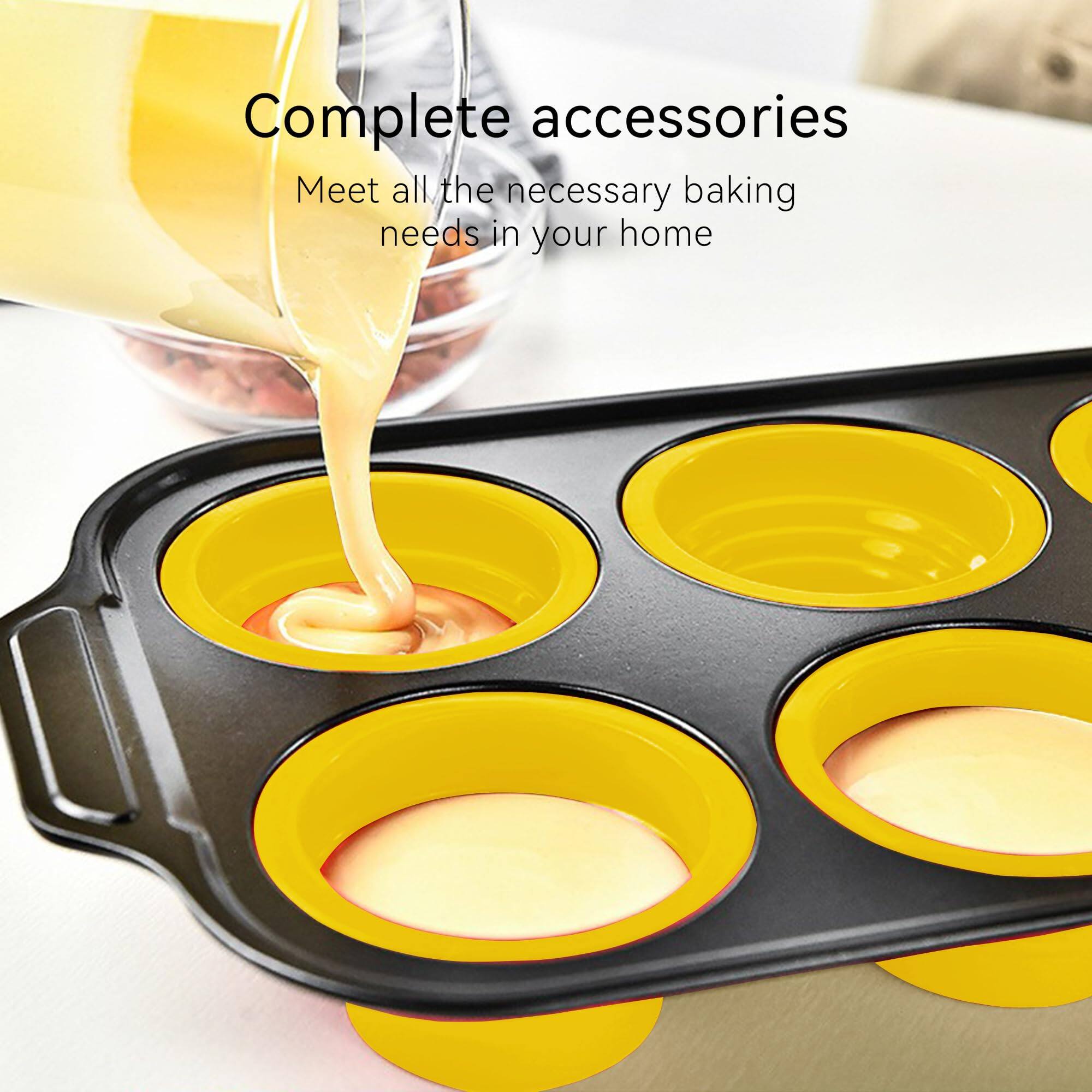 Complete accessories  
Meet all the necessary baking needs in your home