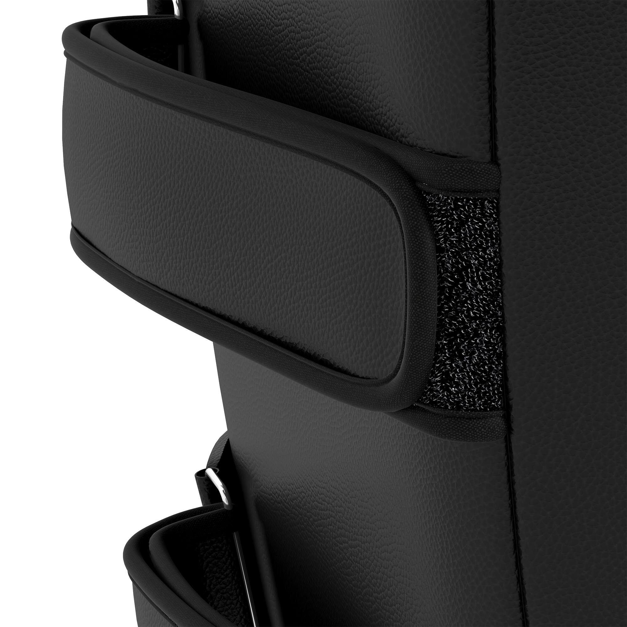 Alt View 8. Soozier - Curved Kick Shield, 16.5 in Muay Thai Pad Punching Pad for Martial Arts, Karate, Kickboxing, MMA - Blue.