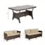 The text on the image reads: "51" 27.5" 26" 14" 29" 16" 22" 62.5" 22" 29" 15.5" 2.5" 25" 69" 25" 65". This text is describing the dimensions of the table and couches.