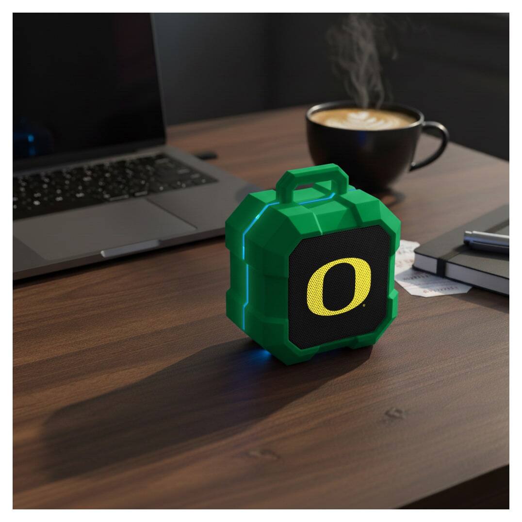 Alt View 1. LDM Company - Oregon Ducks Bluetooth Tailgate Speaker - Multicolor.