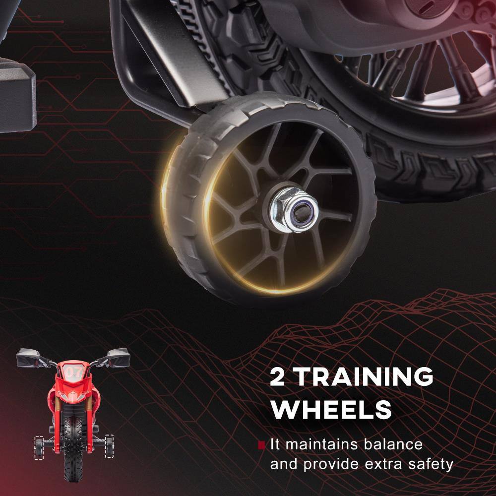 2 TRAINING WHEELS

- It maintains balance and provides extra safety