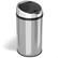 Angle. iTouchless - NX 8-Gal. Touchless Round Trash Can - Stainless Steel.