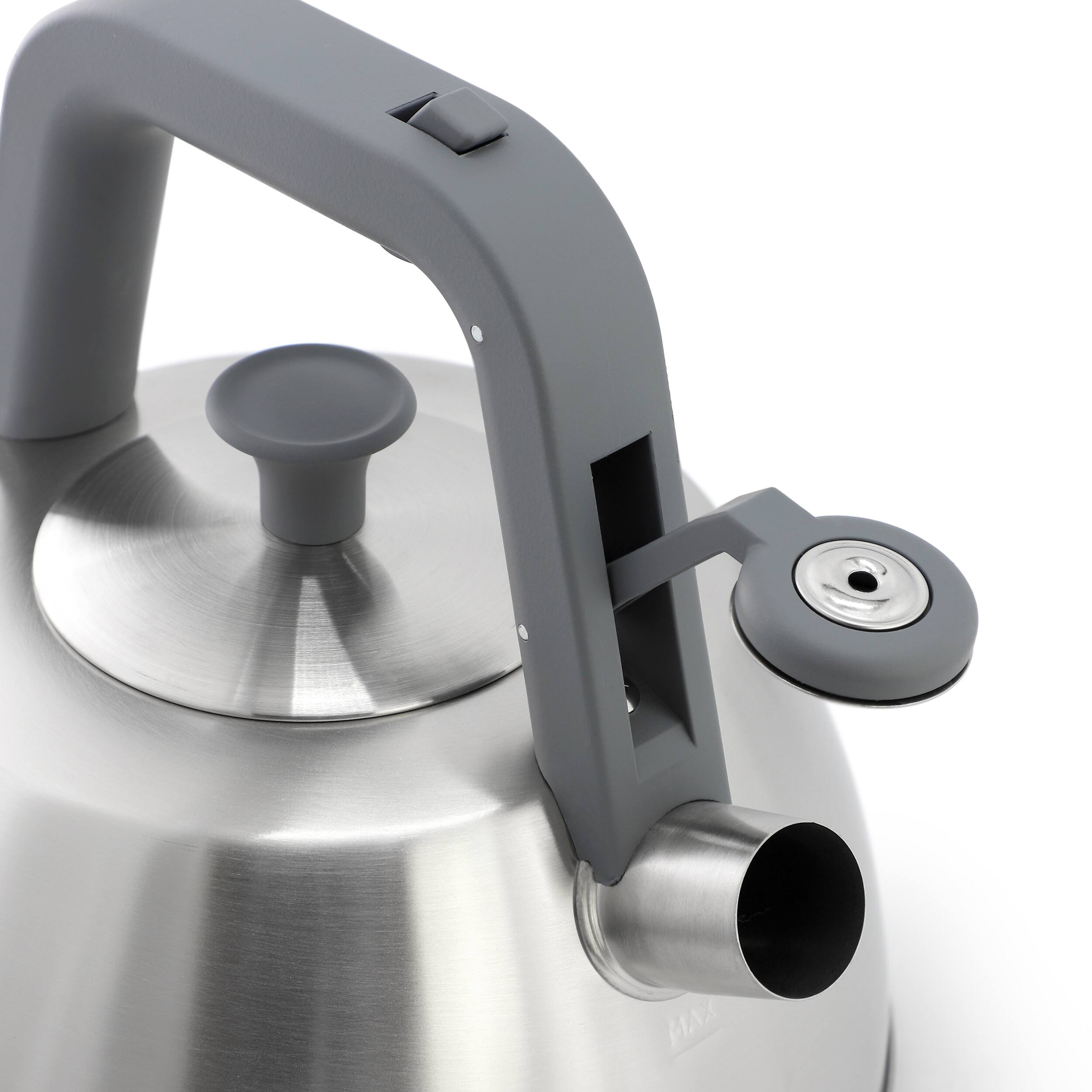 Alt View 2. Oster - Oster Beauford 2.8 Quart Stainless Steel Whistling Tea Kettle - Silver.
