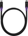 Alt View Zoom 1. Insignia™ - 3.28ft (1m) Thunderbolt 4 cable, USB-C to USB-C Cable Supports 8K Display / 40Gbps Data Transfer / 240W Power Delivery - Black/Gray.