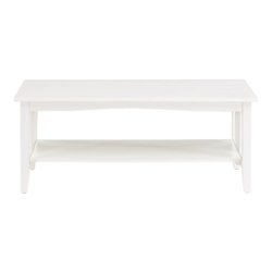 OSP Home Furnishings - Sierra Coffee Table - White Finish - Front_Zoom
