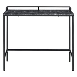 OSP Home Furnishings - Brighton Console Table - Black/Black - Front_Zoom