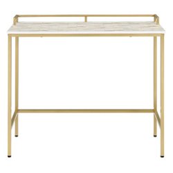 OSP Home Furnishings - Brighton Console Table - Mosaic /Gold - Front_Zoom