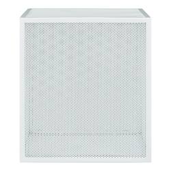 OSP Home Furnishings - Catalina Accent Cube Table - White - Front_Zoom