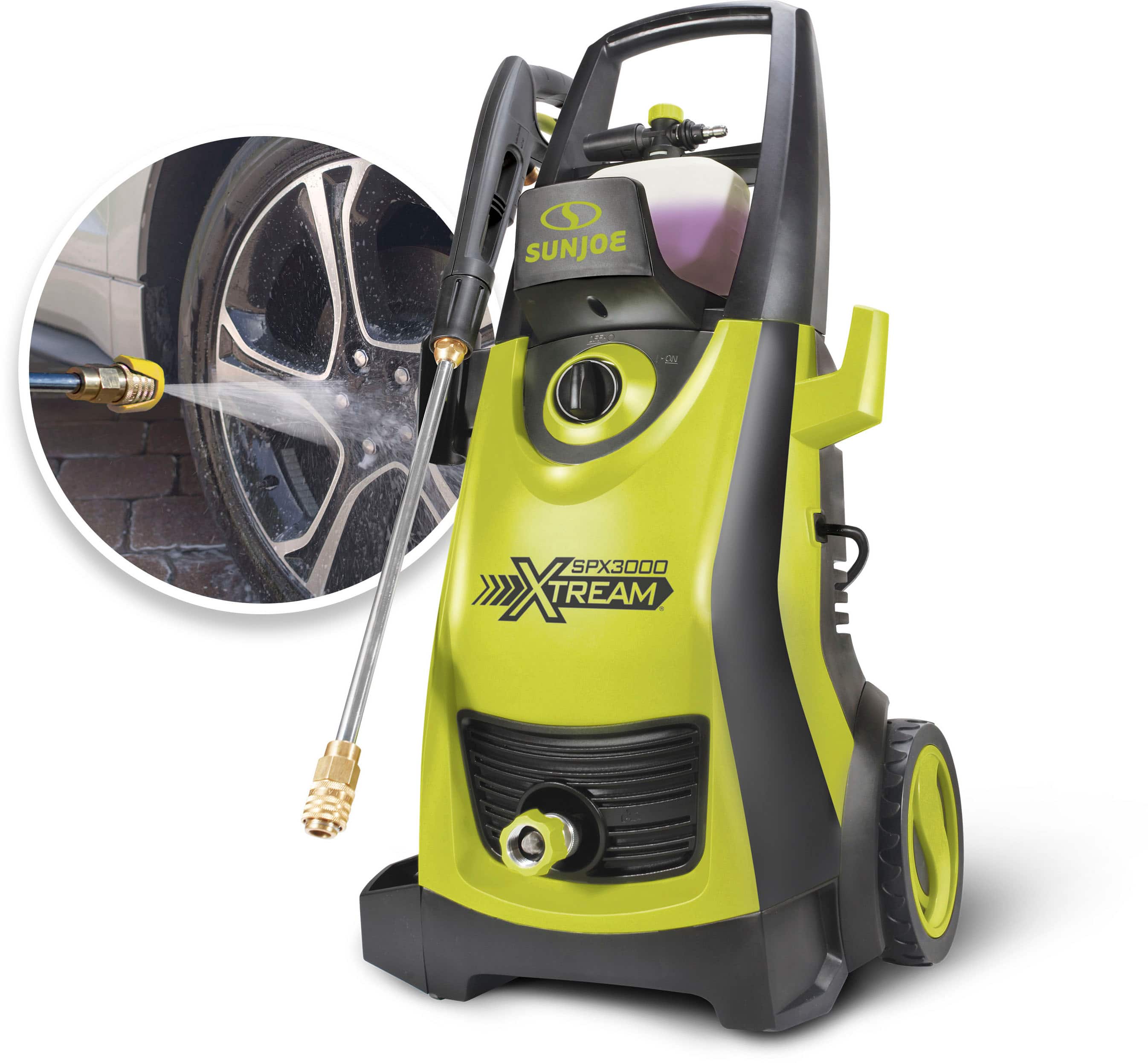 Angle. Sun Joe - XTREAM Clean Electric Pressure Washer - Green.