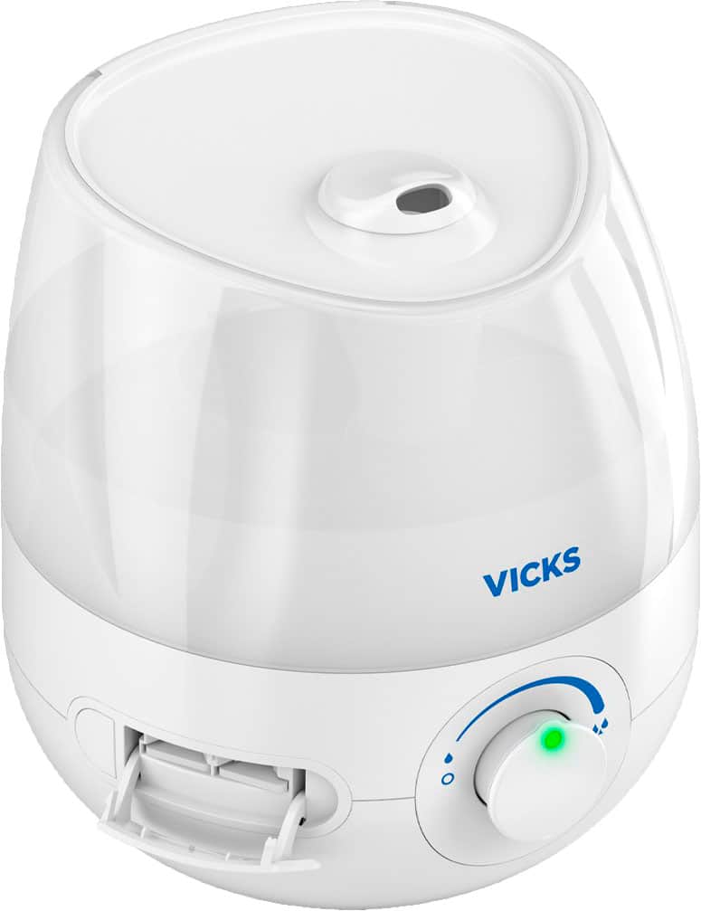 Alt View 11. Vicks - Vicks Top Fill 0.5 gallon Ultrasonic Cool Mist Humidifier - White.