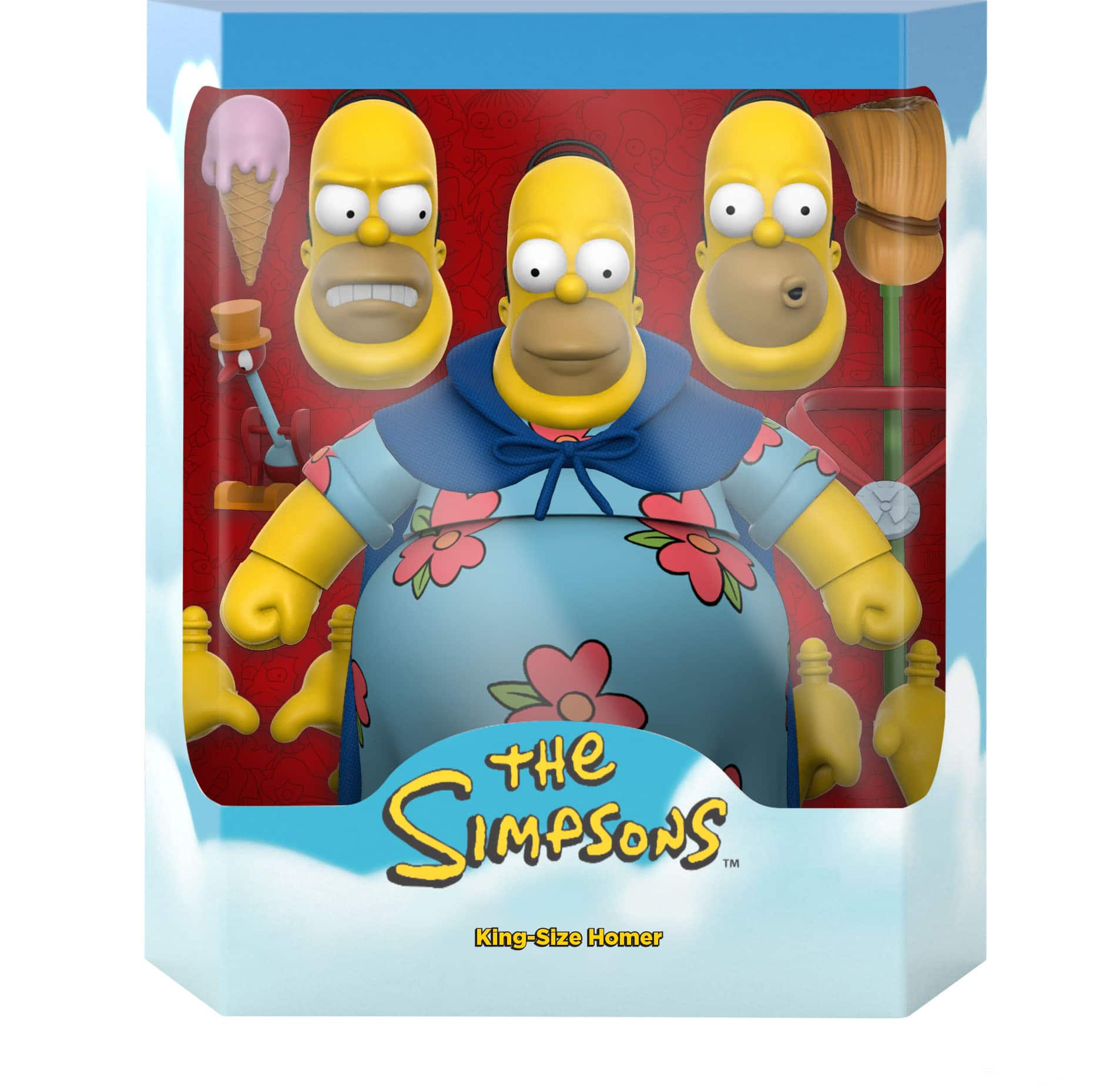 Super7 ULTIMATES! 7 In Plastic The Simpsons Action Figure King Size ...